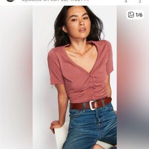 Nation LTD Mauve Button-Down Shirt